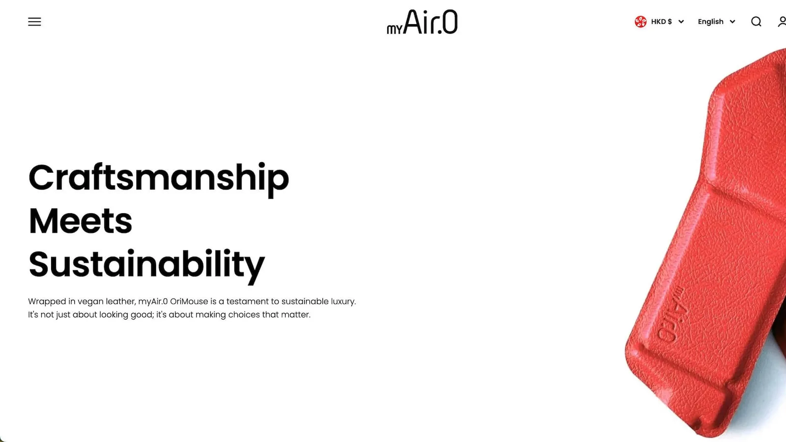 myAir.0 homepage