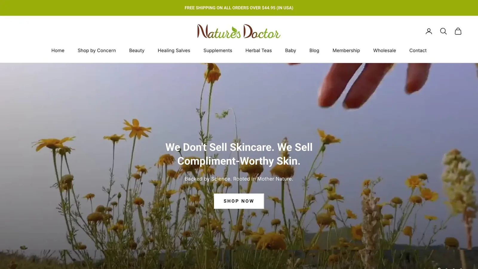 Nature's Doctor homepage